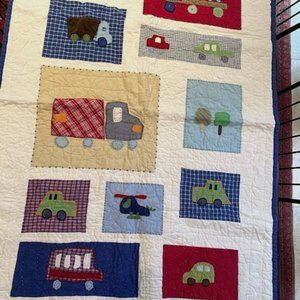 Pottery Barn - Baby Quilt - Transport  Design #host pick